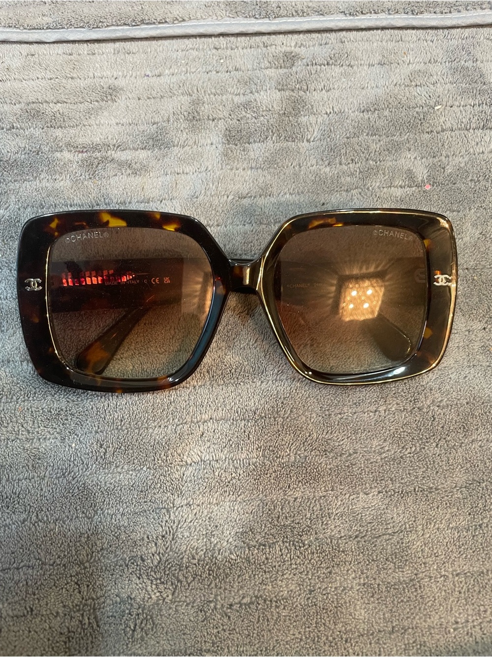 Chanel 9165B C714/S9 Sunglasses Brown Tortoise Brown